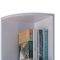 Wooden Corner Display Cabinet , White - BM179613