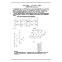 65 Inch 4 Tier Industrial Metal Bookshelf with Rivets, Gray - BM191428