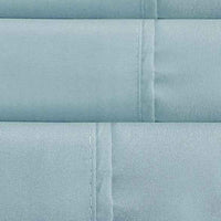 Lanester 3 Piece Polyester Twin Size Sheet Set , Aqua Blue - BM202118