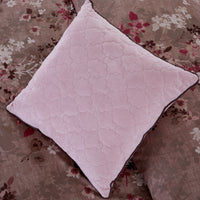 Andria 10 Piece Queen Size Comforter and Coverlet Set , Brown and Pink - BM202794