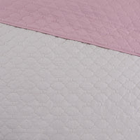 Andria 10 Piece Queen Size Comforter and Coverlet Set , Brown and Pink - BM202794