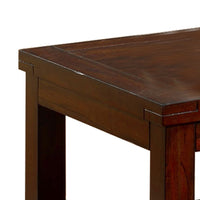Traditional Coffee Table with Rectangular Top and Tapered Legs, Brown - BM205340