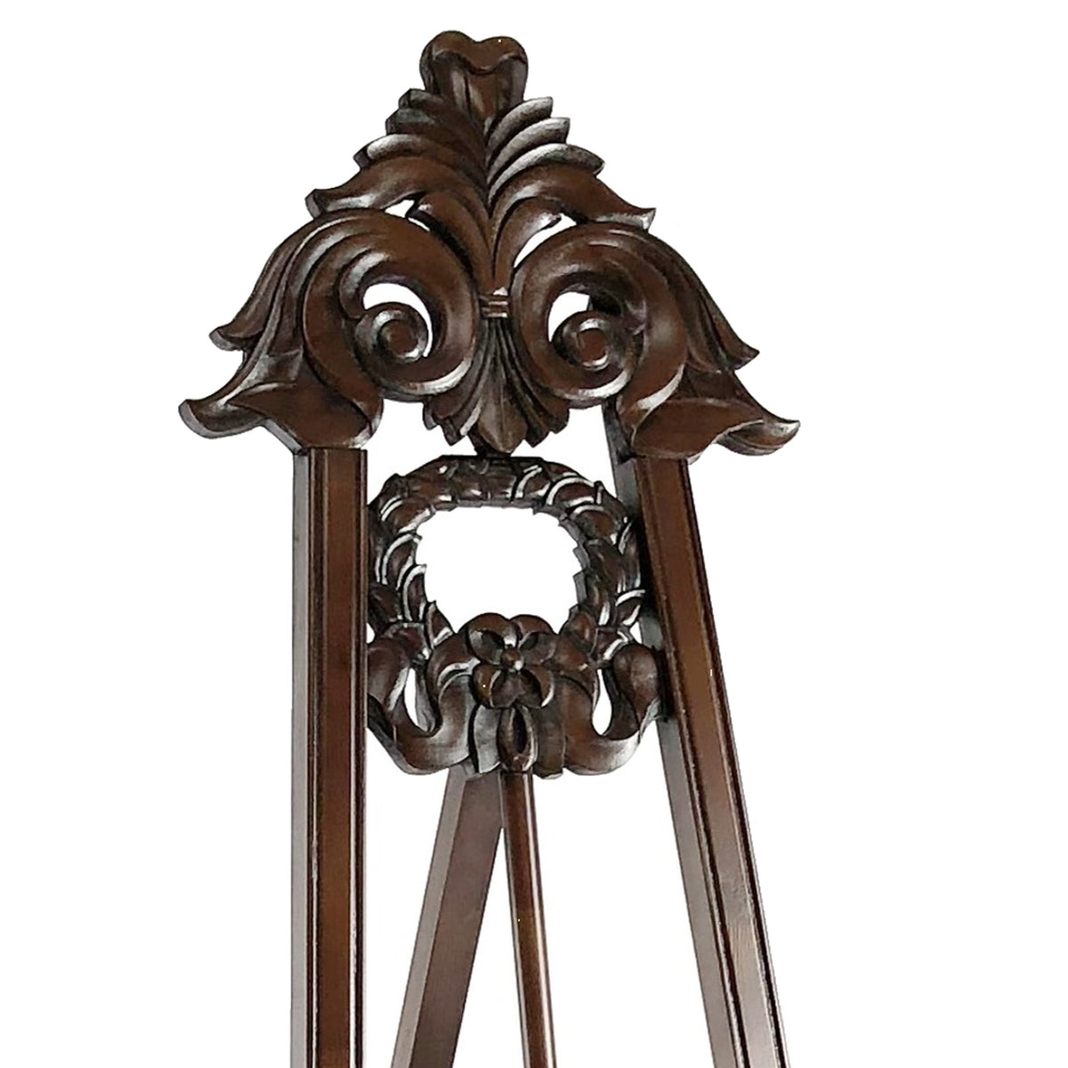 Traditional Style Sandy Easel with Angular Legs, Brown - BM210461