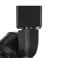 Metal and Clear Polycarbonate LED Track Fixture, Black and Gray - BM220683
