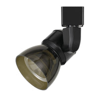Metal and Clear Polycarbonate LED Track Fixture, Black and Gray - BM220683
