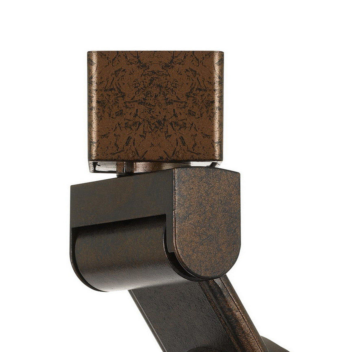 12W Integrated Metal and Polycarbonate LED Track Fixture, Bronze and Blue - BM220796