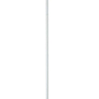 3 Way Torchiere Floor Lamp with Frosted Glass shade and Stable Base, White - BM220817