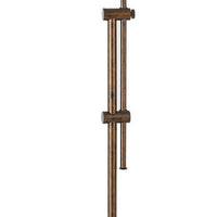 Adjustable Height Metal Pharmacy Lamp with Pull Chain Switch, Bronze - BM220839