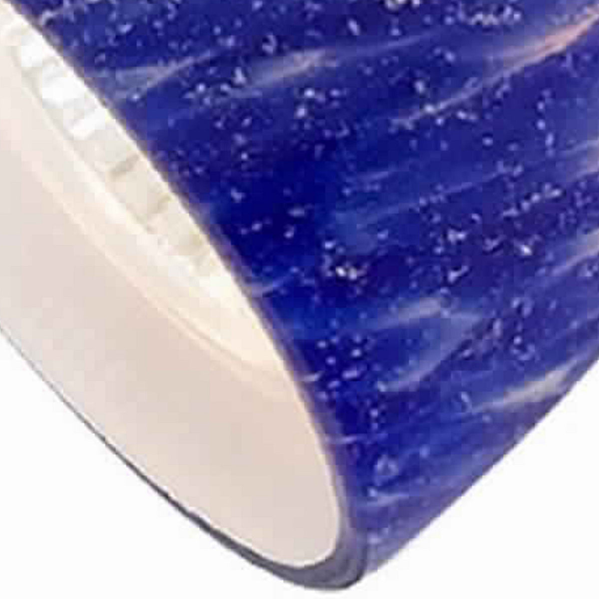 50 Watt Track Fixture with Handblown Glass Shade, Silver and Blue - BM223034