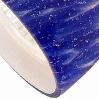 50 Watt Track Fixture with Handblown Glass Shade, Silver and Blue - BM223034