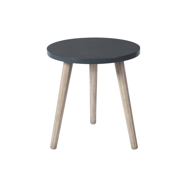 Wooden Accent Table with Splayed Legs Support, Black - BM231403