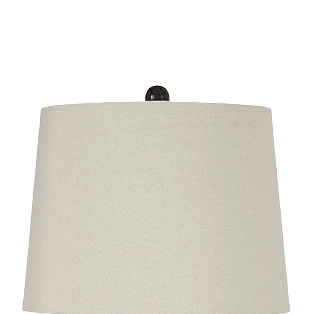 Metal Table Lamp with Turned Pedestal Base, Set of 2, Bronze - BM231406