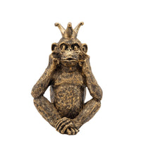 Polyresin Monkey Accent Decor, Set of 3, Gold - BM232727