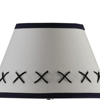 Table Lamp with Wireless Charging and USB Port, Silver - BM240339