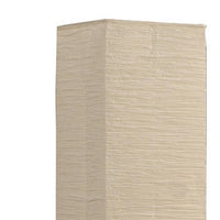 Floor Lamp with Linear Metal Base and Column Shade, Black - BM240342