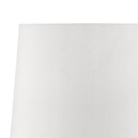 Table Lamp with Teardrop Metal Base and Fabric Shade, Pink - BM240454