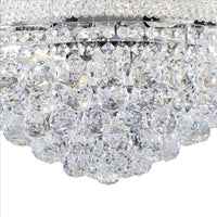 Crystal Ceiling Lamp with Chandelier Design Body, Clear - BM240871