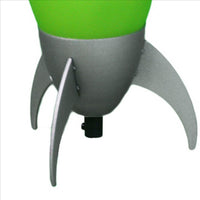 Kid Table Lamp with Rocket Design Silhouette, Green - BM240953