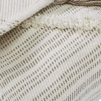 Veria 60 x 70 Cotton Throw with Diamond Pattern The Urban Port, Off White - BM269189