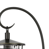 30 Inch Metal Downbridge Lantern Table Lamp, Bronze Black - BM272201