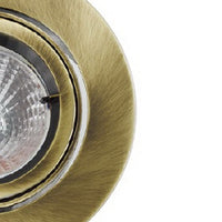4 Inch 12V Round Ceiling Light with Metal, Antique Bronze - BM272352