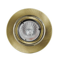 4 Inch 12V Round Ceiling Light with Metal, Antique Bronze - BM272352