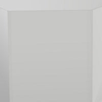 Cid Keli 15 Inch Modular End Table, Small, Glossy, Light Gray - BM279368