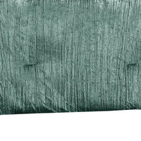 Jay 2 Piece Twin Comforter Set, Polyester Velvet Deluxe Texture, Green - BM283892