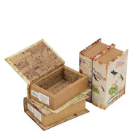 Anya Set of 4 Artisanal Boxes for Accessories, Book Inspired Look, Birds - BM284995