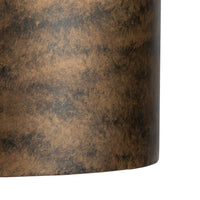 16 Inch 3 Light Chandelier, Round, Iron Frame, Rustic Brushed Bronze Finish - BM285202