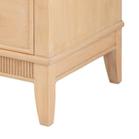 27 Inch Bedside Table, 2 Drawers, Textured Wood, Modern Veneer Finish Brown - BM285224