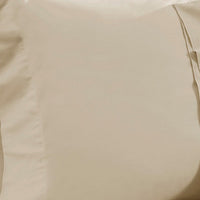 Ivy 4 Piece Queen Size Cotton Ultra Soft Bed Sheet Set, Prewashed, Cream - BM285637
