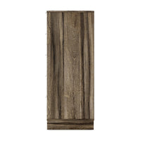 48 Inch Modern 5 Drawer Tall Dresser Chest, Rustic Weathered Brown Frame - BM296897