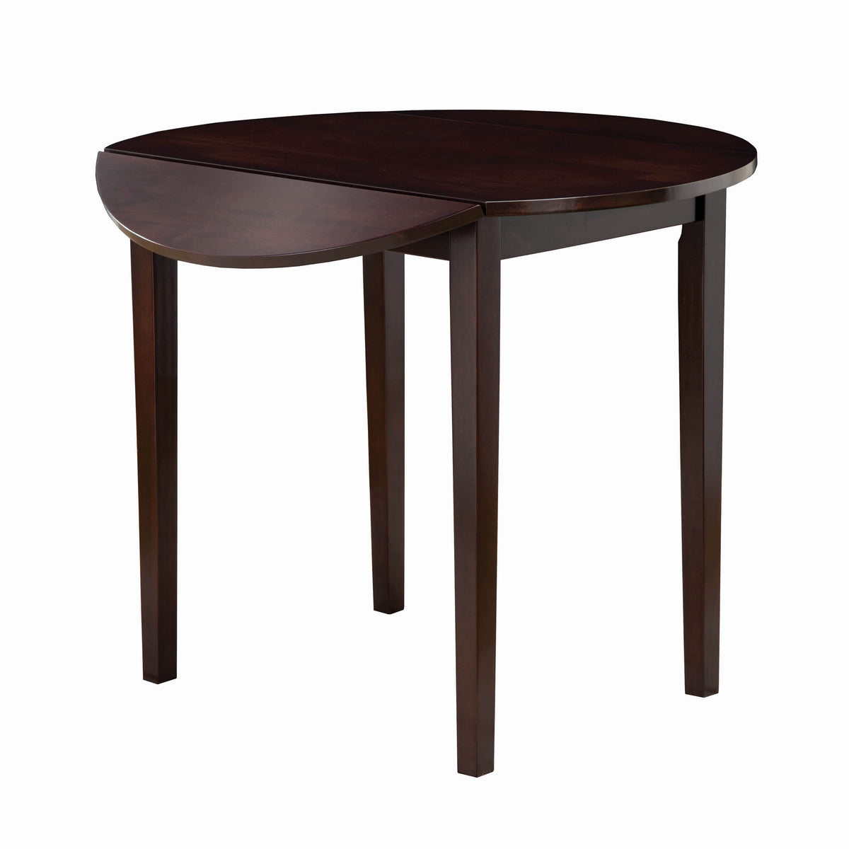 Transitional Style 3 Piece Wooden Dining Table and Chair Set, Brown - BM69410