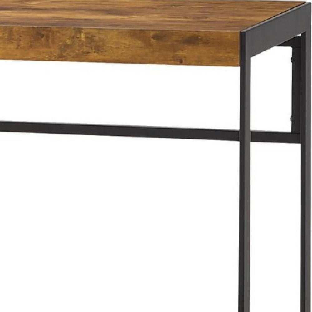 BM172225 Computer Writing Desk, Antique Brown