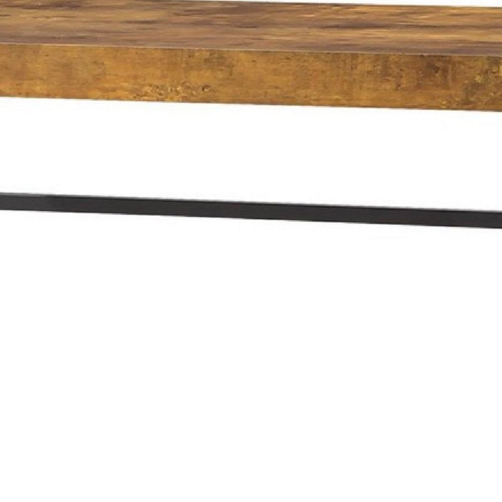 BM172225 Computer Writing Desk, Antique Brown