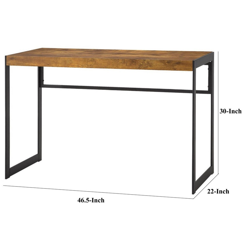 BM172225 Computer Writing Desk, Antique Brown