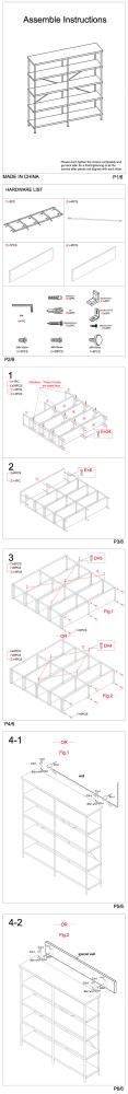 63 Inch Industrial 4 Tier Shelf Bookshelf, Particleboard, Metal Frame, Brown, Black - BM159420