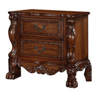 Wooden Night Stand with Two Drawer In Traditional Style, Brown  - BM177844