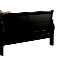 Louis Philippe III Queen Bed, Black - AMF-19500Q