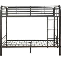 Metal Full/Full Bunk Bed, Dark Brown - AMF-37433