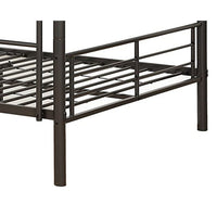 Metal Full/Full Bunk Bed, Dark Brown - AMF-37433