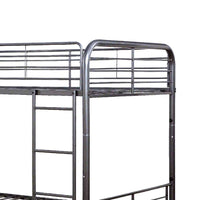 Metal Full/Full Bunk Bed, Gunmetal Gray - AMF-37435
