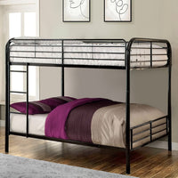 Metal Full/Full Bunk Bed, Gunmetal Gray - AMF-37435