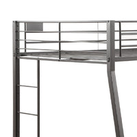 Metal Full XL/Queen Bunk Bed, Black Sand - AMF-38005