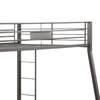 Metal Full XL/Queen Bunk Bed, Black Sand - AMF-38005