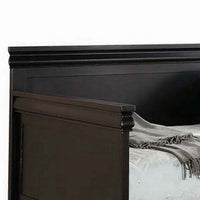 Sturdy Wooden Daybed, Black - AMF-39095