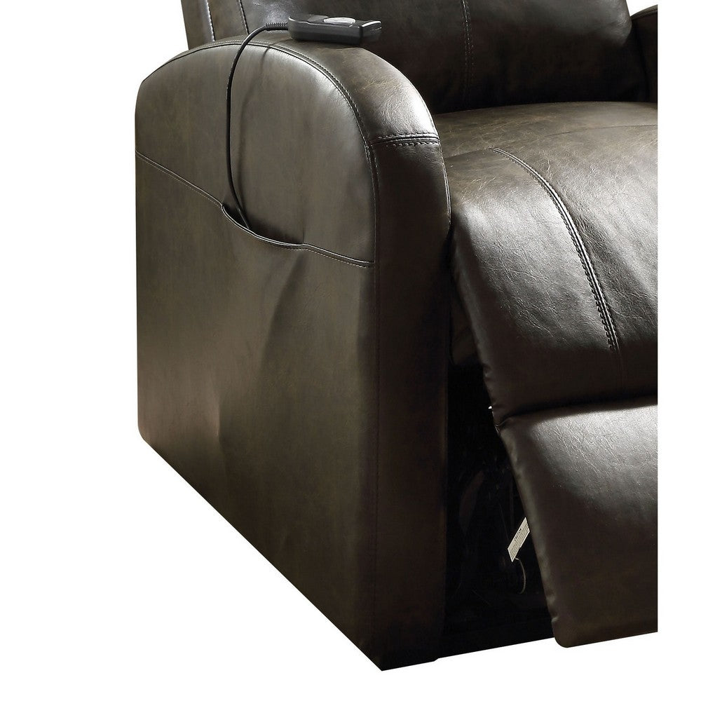 Ricardo Recliner with Power Lift, Dark Gray - AMF-59405