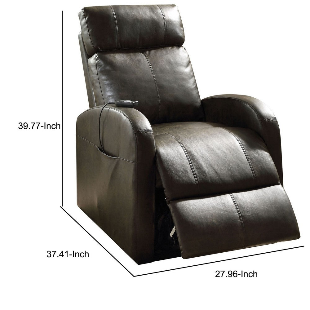 Ricardo Recliner with Power Lift, Dark Gray - AMF-59405