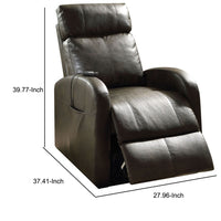 Ricardo Recliner with Power Lift, Dark Gray - AMF-59405